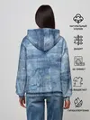 Женское худи / Джинсовые мазки