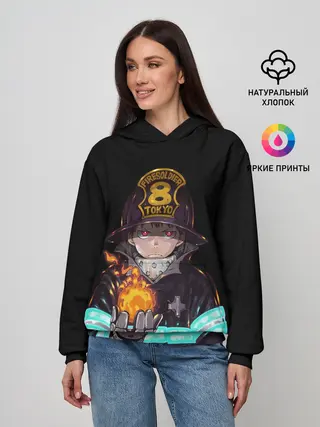 Женское худи / Кусакабэ Синра Пламенная бригада