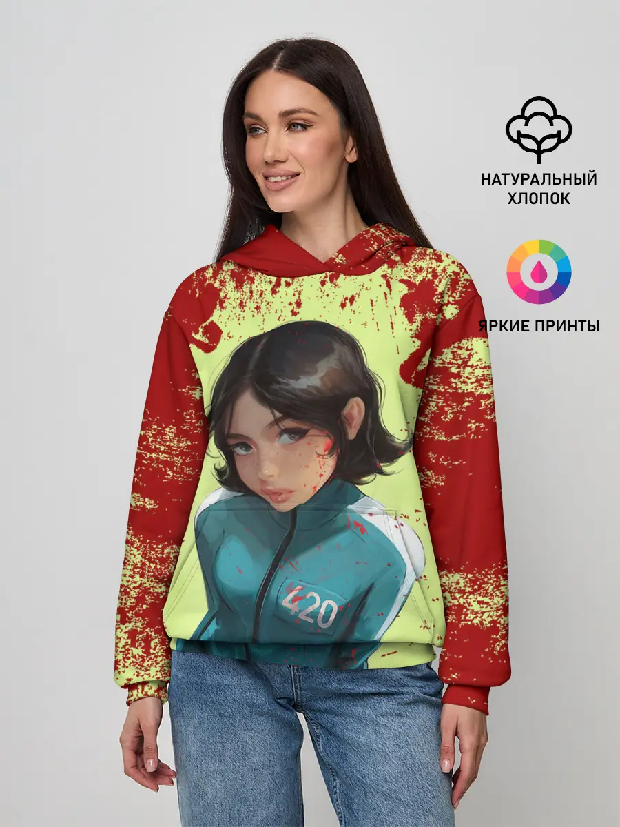 Женское худи / Номер 420 | Случайный игрок