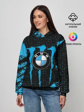 Женское худи / MONSTER BMW | MONSTER ENERGY