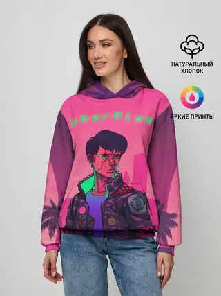 Женское худи / CyberMiami