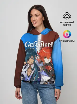 Женское худи / КЭЙА И ДИЛЮК | ГЕНШИН