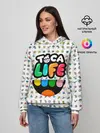Женское худи / Toca Boca | Тока Бока | Паттерн