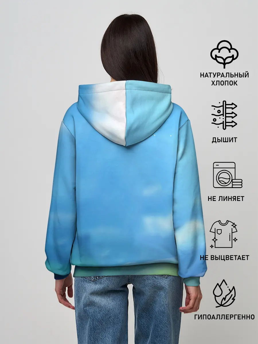 Женское худи / Венти. Genshin Impact