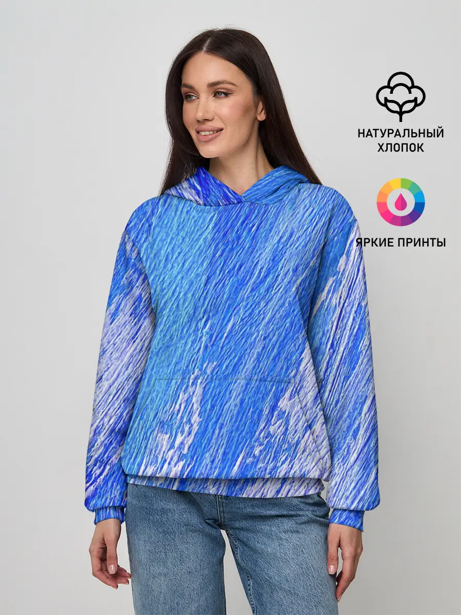 Женское худи / Крупные мазки