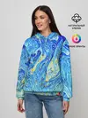 Женское худи / Сползающие краски