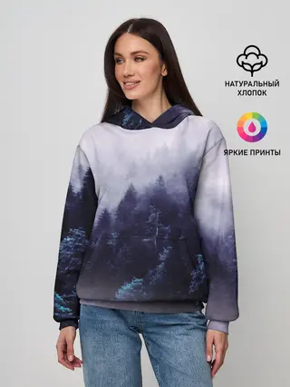 Женское худи / ЛЕСНОЙ ТУМАН