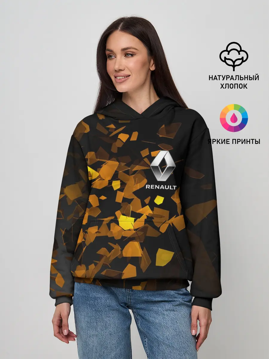 Женское худи / Renault | Осколки стекла