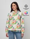 Женское худи / Гавайские цветы