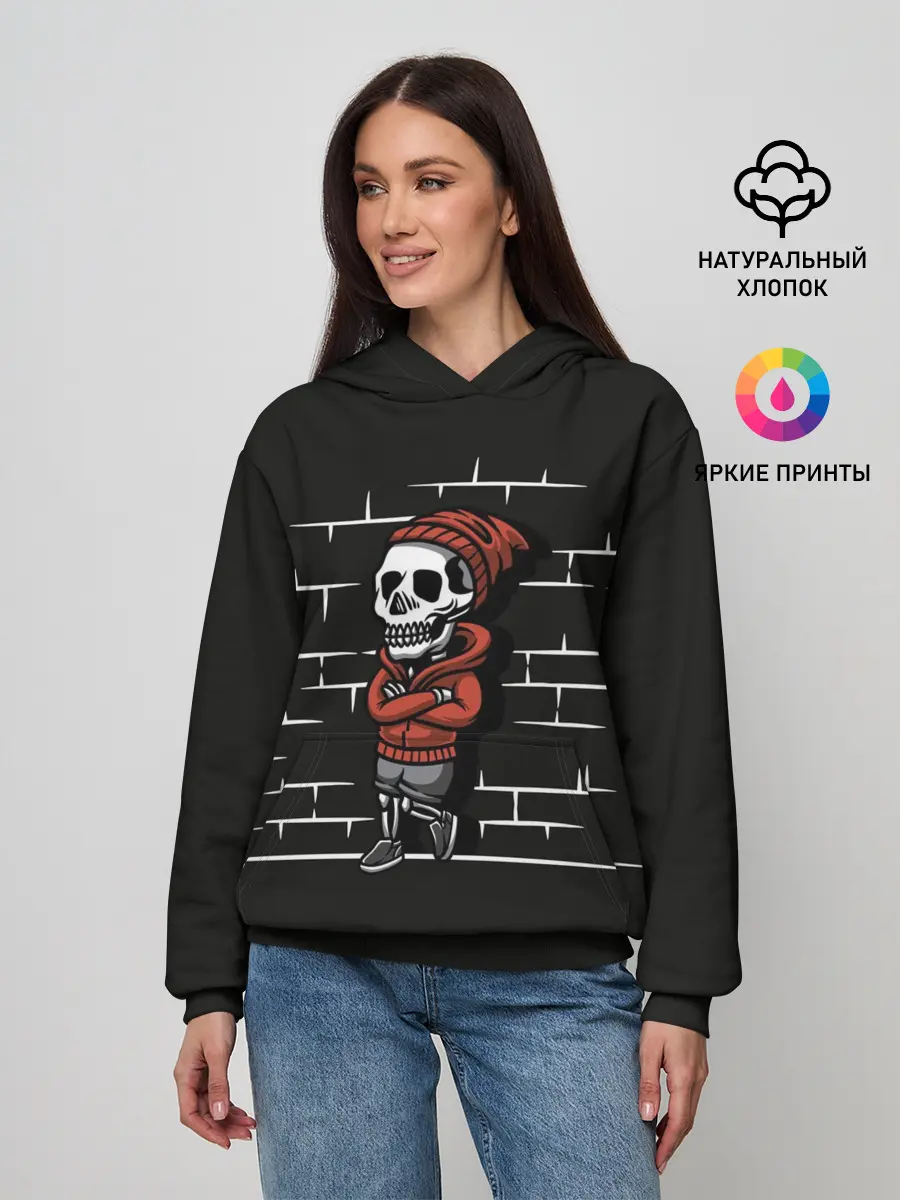 Женское худи / Skeleton | Скелет