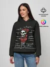Женское худи / Skeleton | Скелет