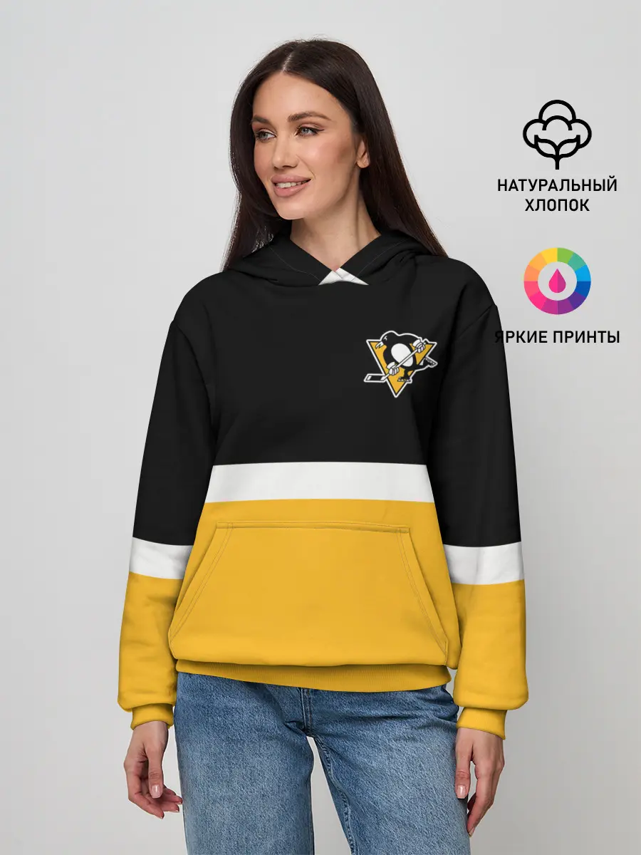 Женское худи / Питтсбург Пингвинз НХЛ