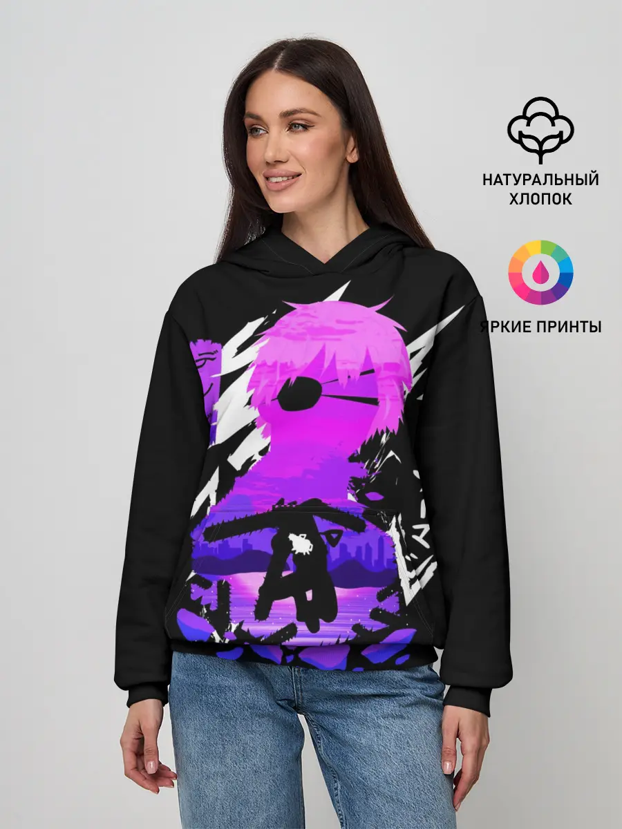 Женское худи / Chainsaw Man: Человек-бензопила