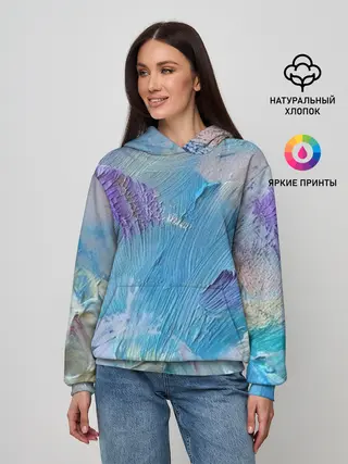 Женское худи / Оставленная краска