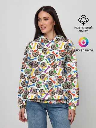 Женское худи / Французский Бульдог