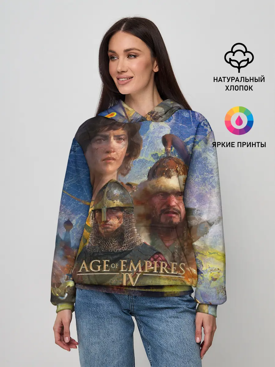 Женское худи / Age of Empires 4 Обложка