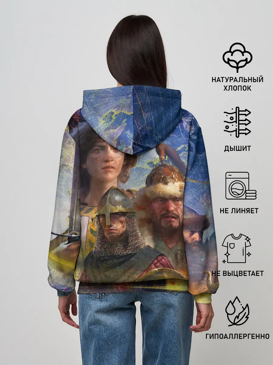 Женское худи / Age of Empires 4 Обложка