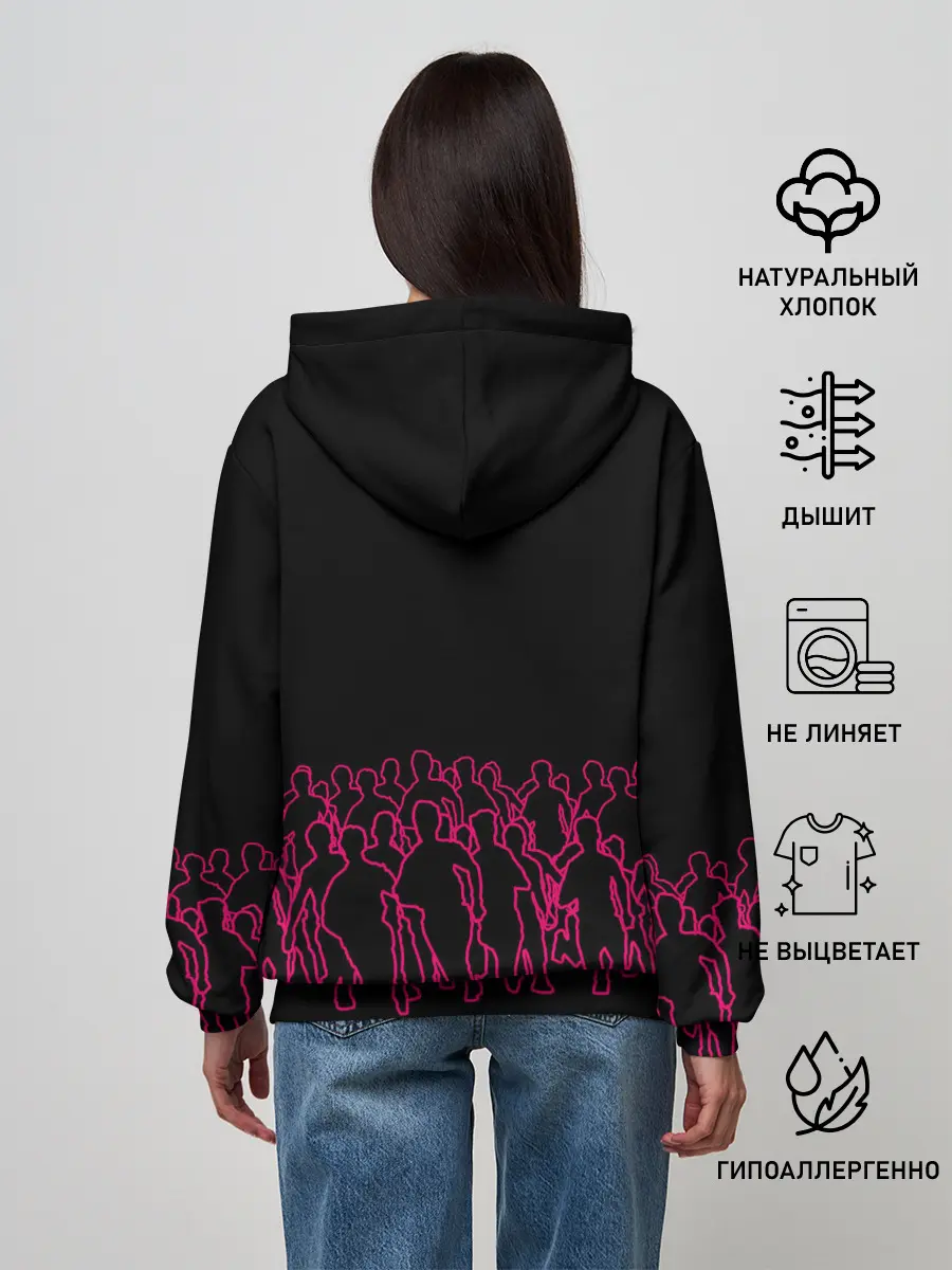 Женское худи / Игра в кальмара - на выживание