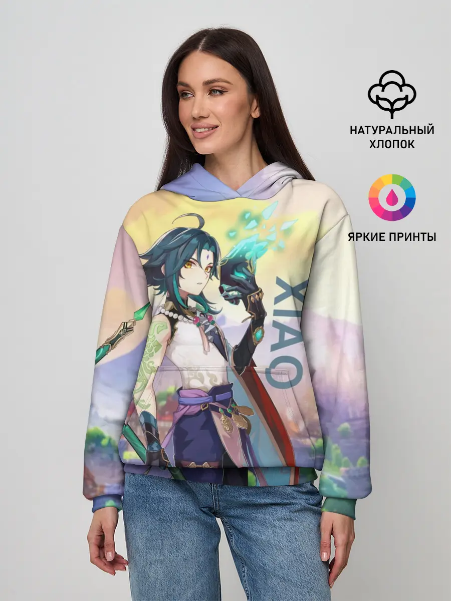 Женское худи / Xiao, Genshin Impact