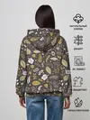Женское худи / Осенние листья и ягодки