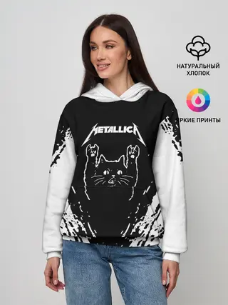 Женское худи / Мяуталлика / Meowtallica.