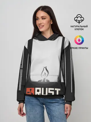 Женское худи / Огонёк из Раста