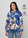 Женское худи / SONIC ПАТТЕРН / СОНИК