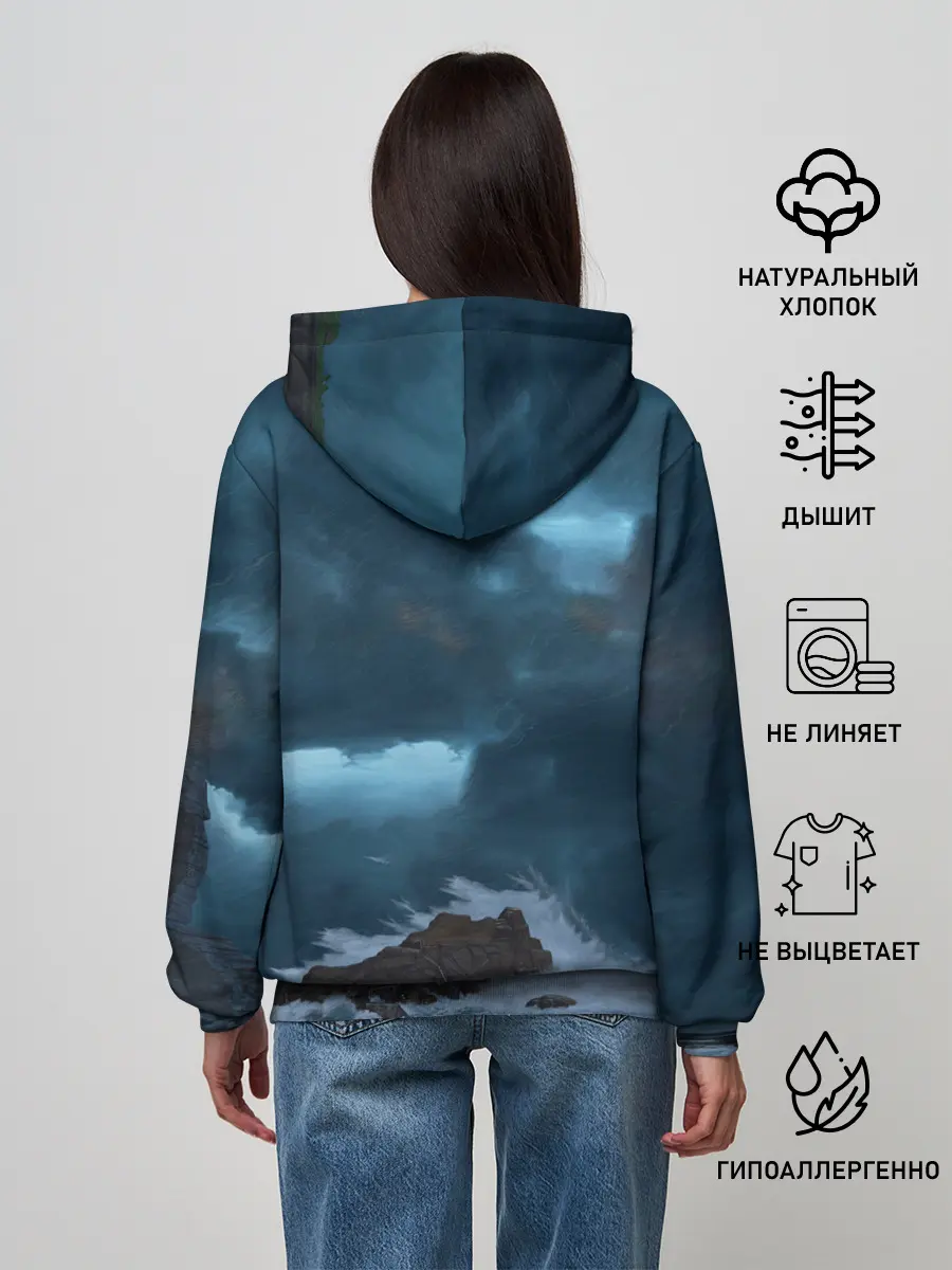 Женское худи / НОЧНОЙ МАЯК