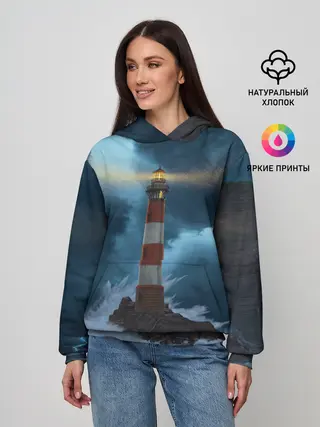 Женское худи / НОЧНОЙ МАЯК
