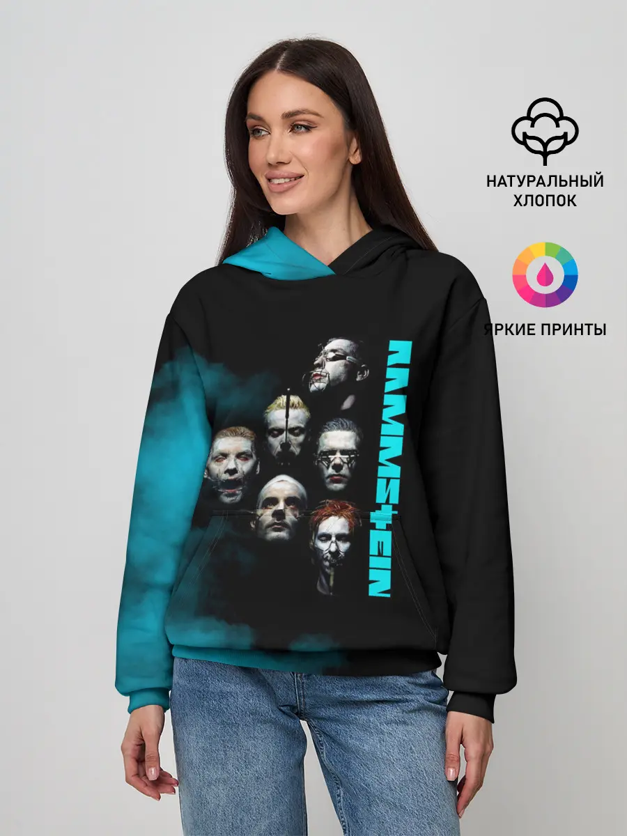 Женское худи / Группа Rammstein