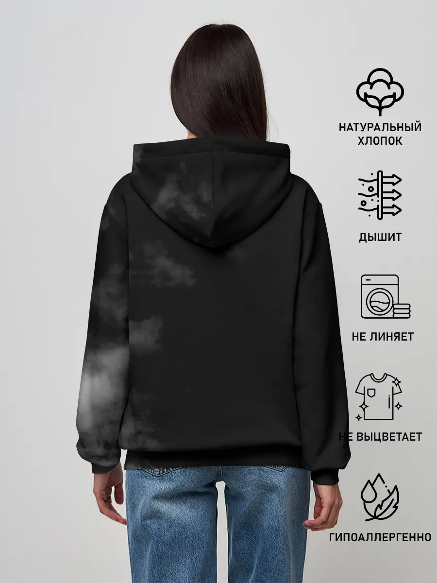 Женское худи / Профиль Виктора Цой