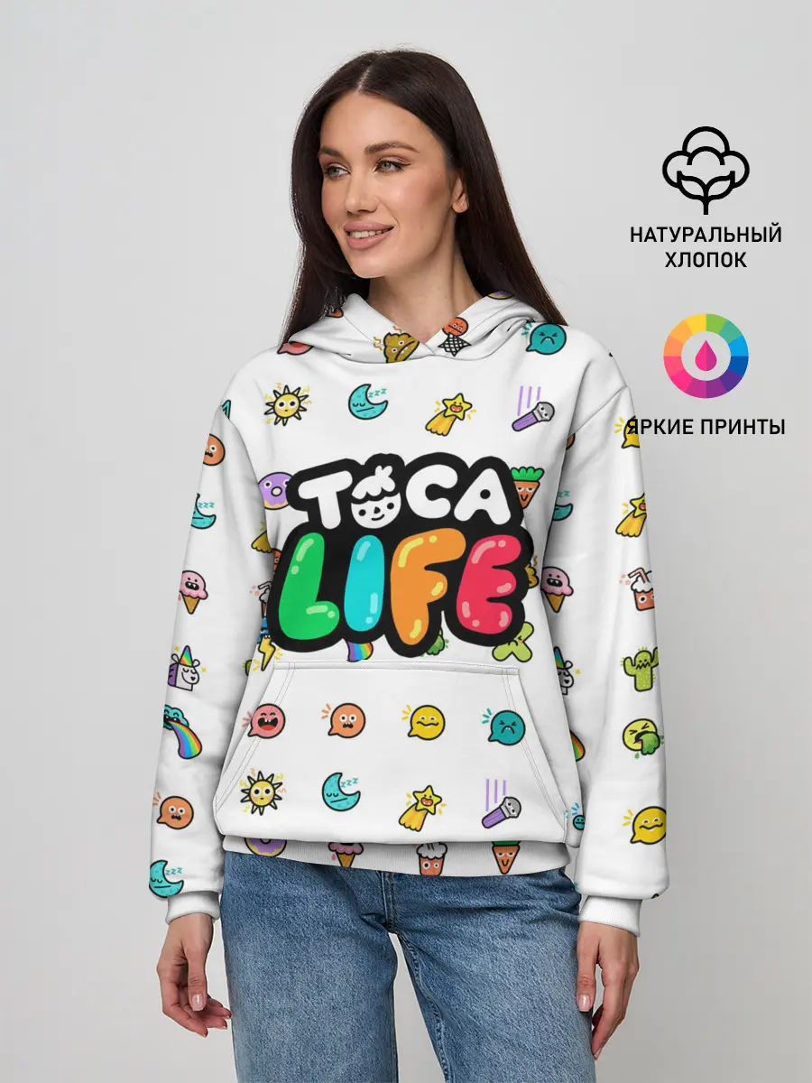 Женское худи / Логотип | Toca Boca | Тока Бока