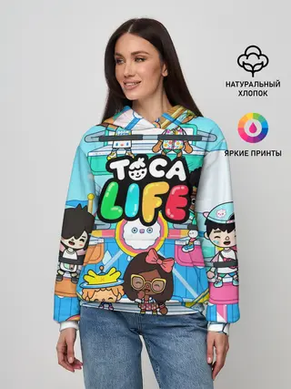Женское худи / Toca Boca | Тока Бока аттракцион