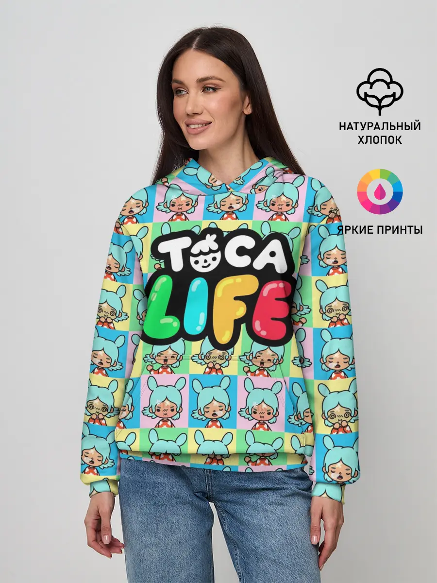 Женское худи / Toca Boca logo | Тока Бока Рита