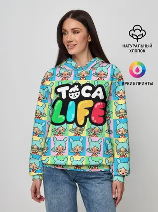 Женское худи / Toca Boca logo | Тока Бока Рита