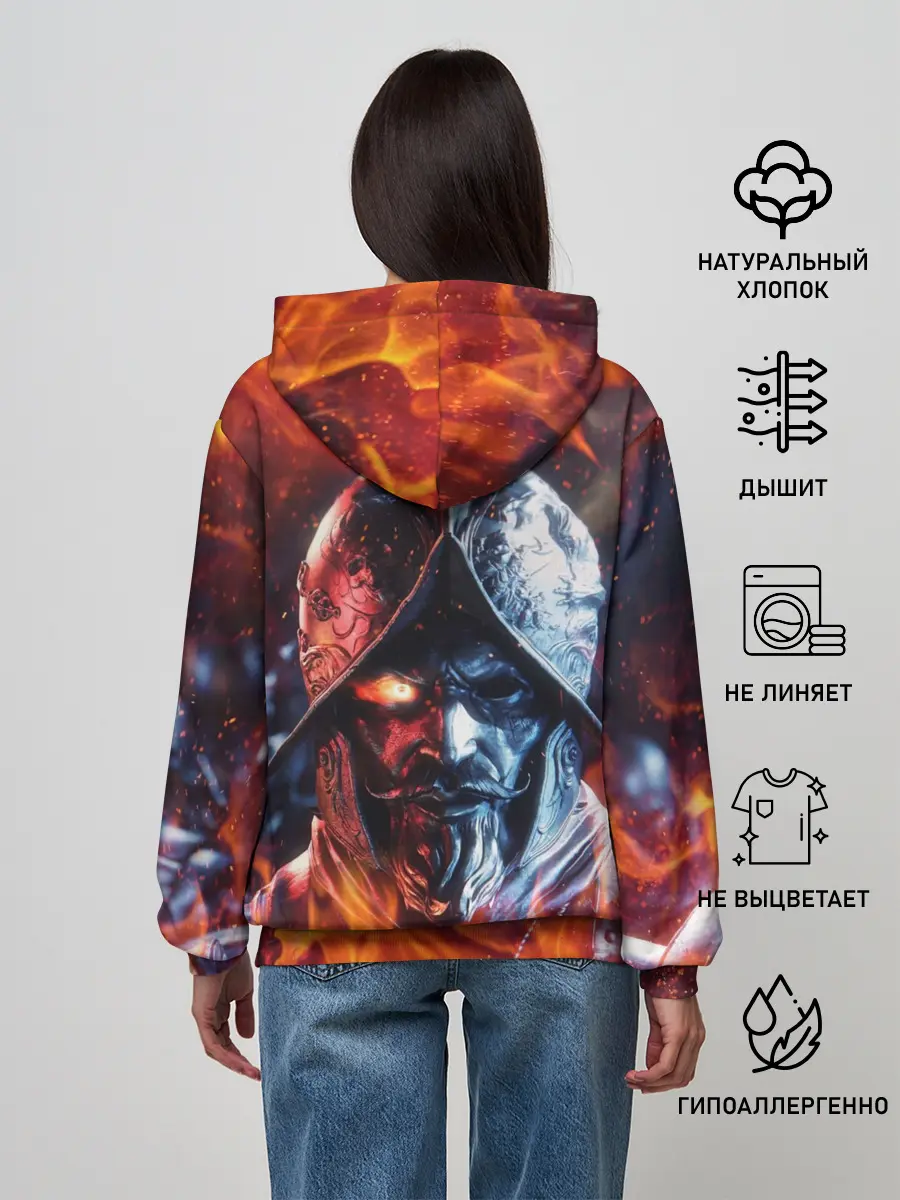 Женское худи / NEW WORLD / НЬЮ ВОРЛД / РЫЦАРЬ