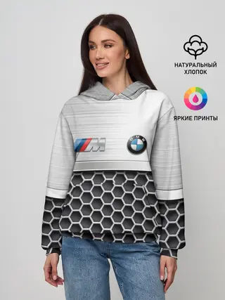 Женское худи / BMW | Стальная решетка