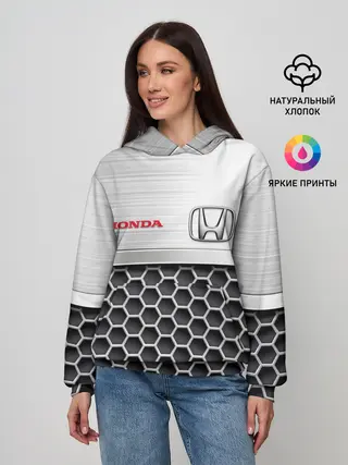 Женское худи / HONDA | Стальная решетка