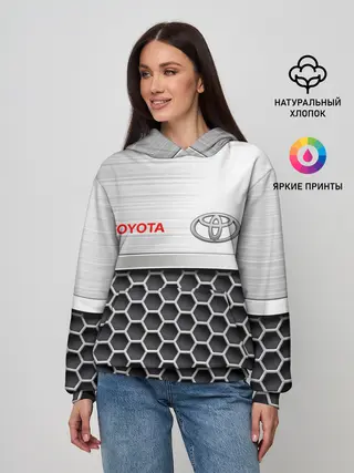 Женское худи / Toyota | Стальная решетка