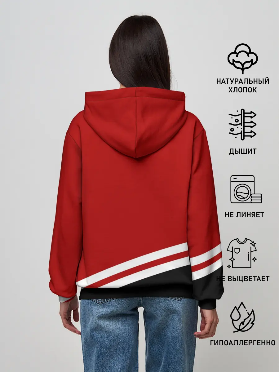 Женское худи / Chicago Blackhawks, NHL