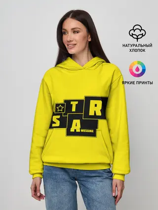 Женское худи / STAR | AWESOME