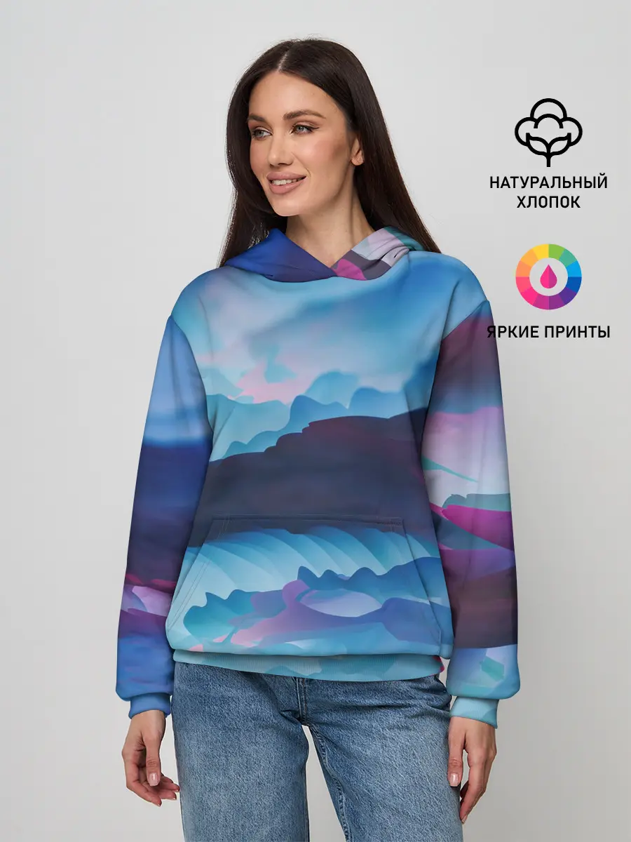 Женское худи / Грозовые мазки