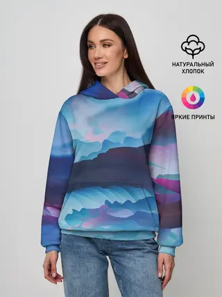 Женское худи / Грозовые мазки