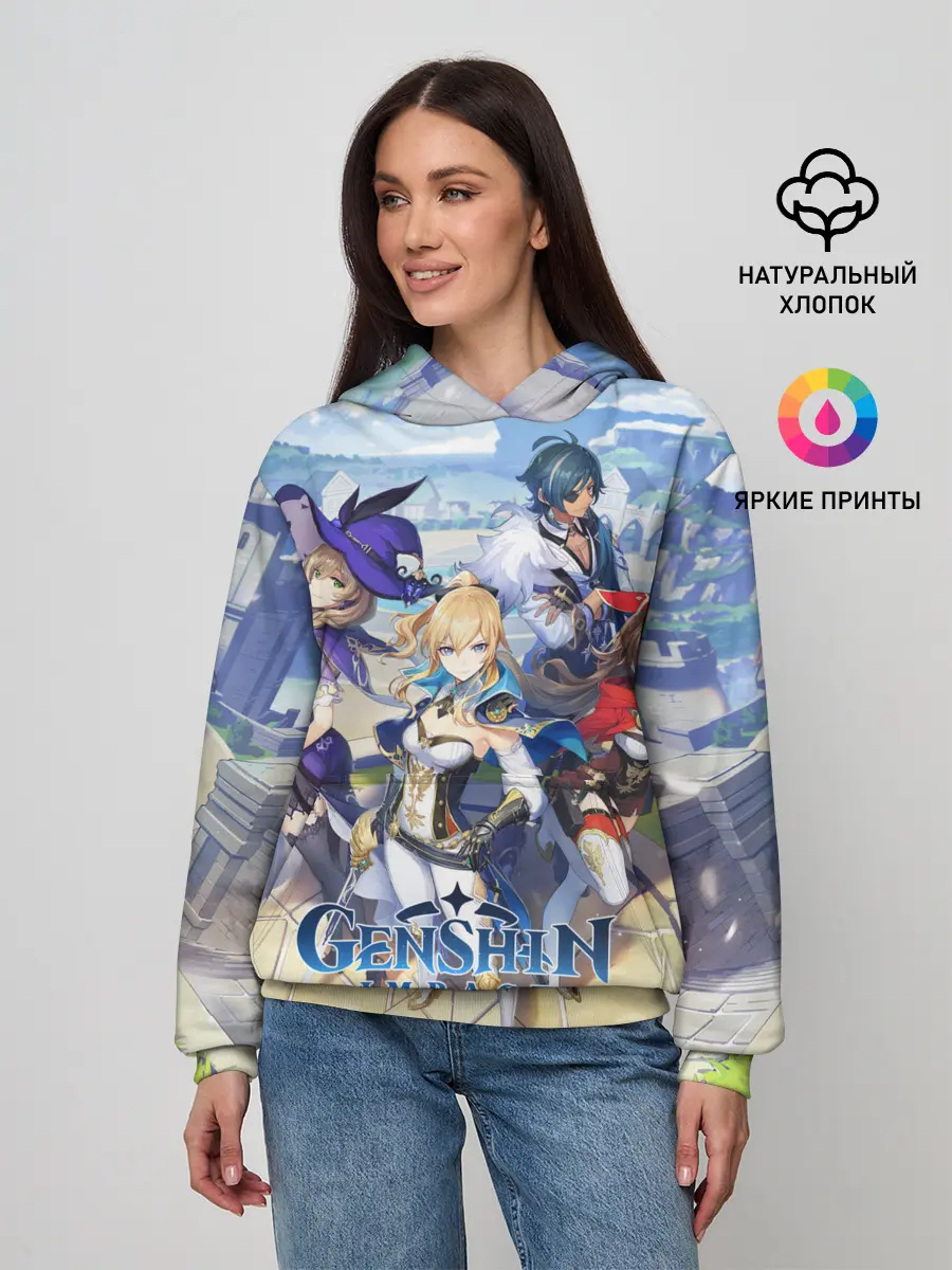 Женское худи / Genshin Impact: Ци Ци.