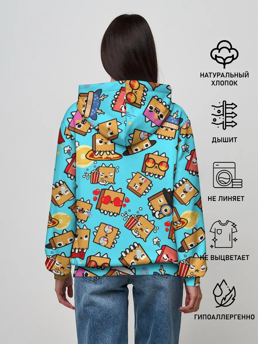 Женское худи / PAPER BAG CAT TOCA BOCA / TOCA LIFE WORLD