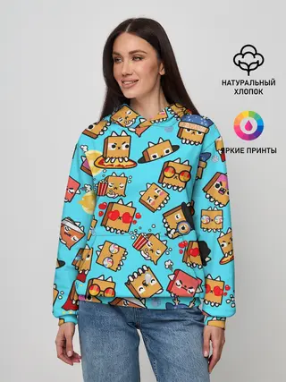 Женское худи / PAPER BAG CAT TOCA BOCA / TOCA LIFE WORLD