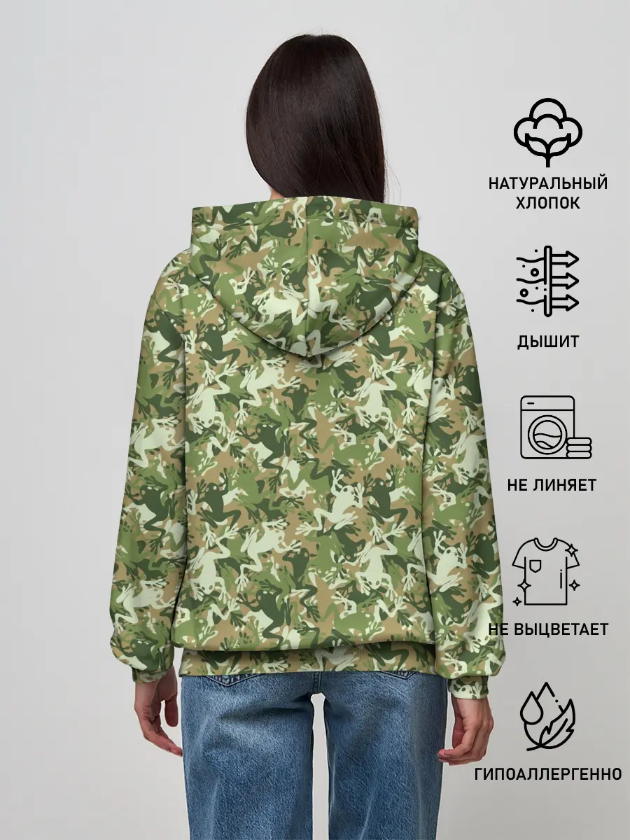 Женское худи / Лягушки