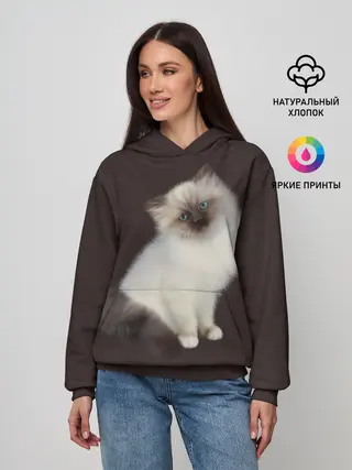 Женское худи / Котенок Ми