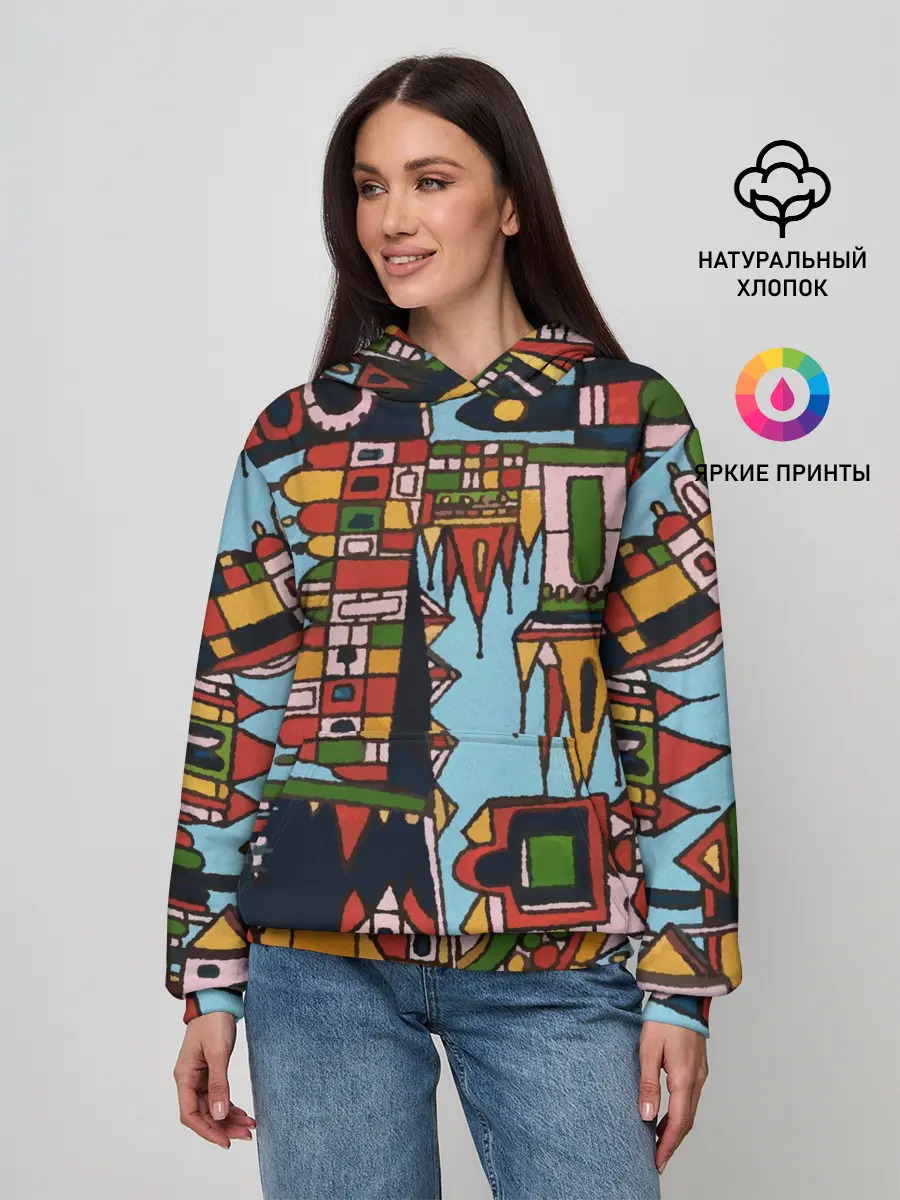 Женское худи / Рождество в Праге