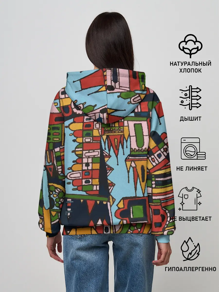 Женское худи / Рождество в Праге